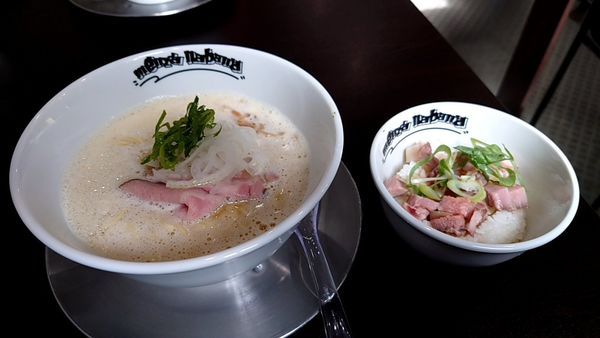 「地鶏ぱいたん＋今日の小丼」@menya 787の写真