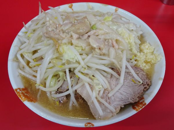 「小（800円）ニンニクアブラ」@ラーメン二郎 一橋学園店の写真