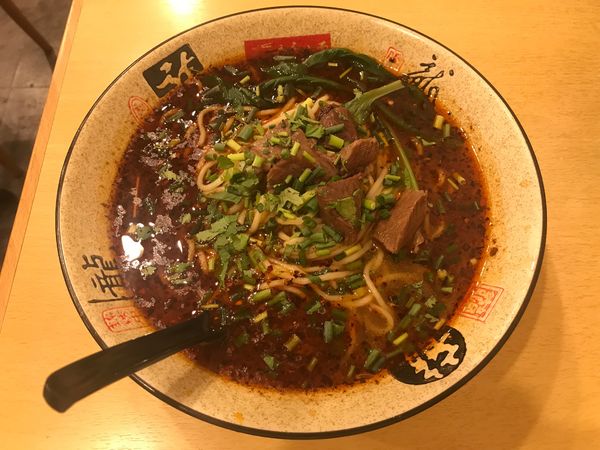 「牛肉小面 960円」@東京・重慶小麺 味道 池袋店の写真