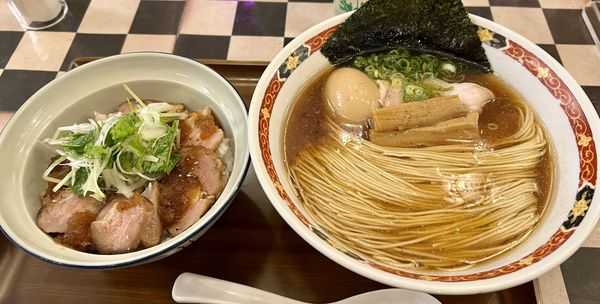 「味玉そば」@麺や食堂 本店の写真