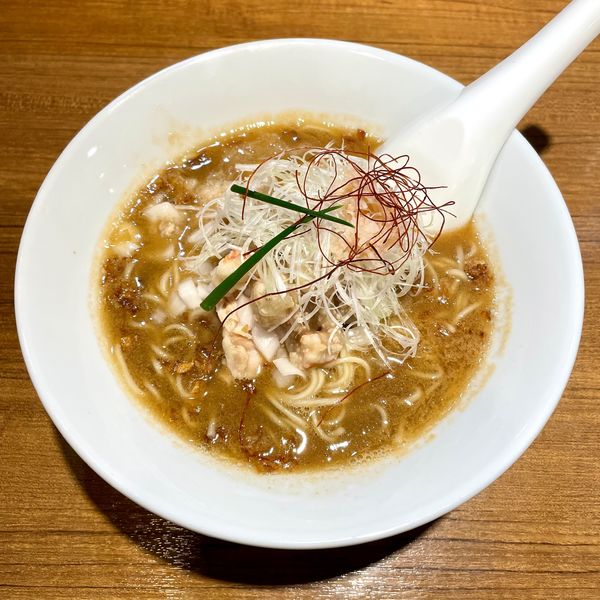 「【限定①】紅ズワイガニとオマール海老の濃厚ら〜めん￥1000」@寿製麺よしかわ 川越店の写真