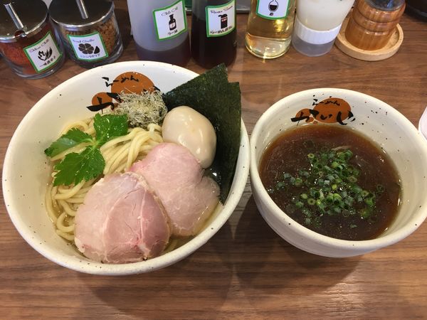 「【限定】昆布水の冷や煮干しつけ麺」@らーめんかいじ 愛宕橋店の写真