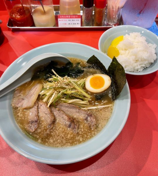 「ネギチャーシュー半麺（1000円）」@ニューラーメンショップ オリジンの写真