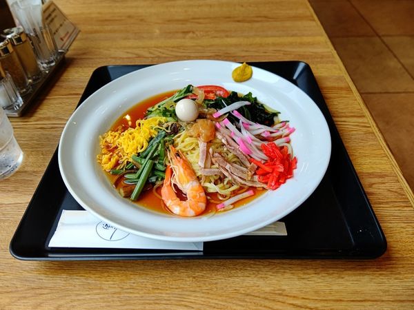 「冷し中華(並盛・醤油)935円」@遊彩食の写真