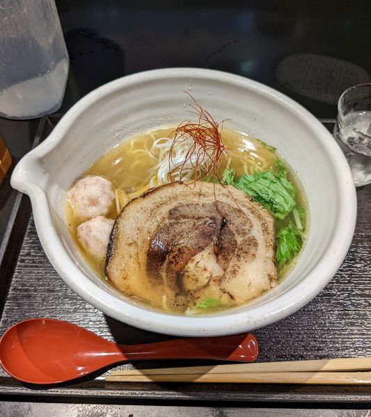 「塩ラーメン　880円」@麺処 銀笹の写真