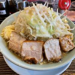 太麺　ニンニク