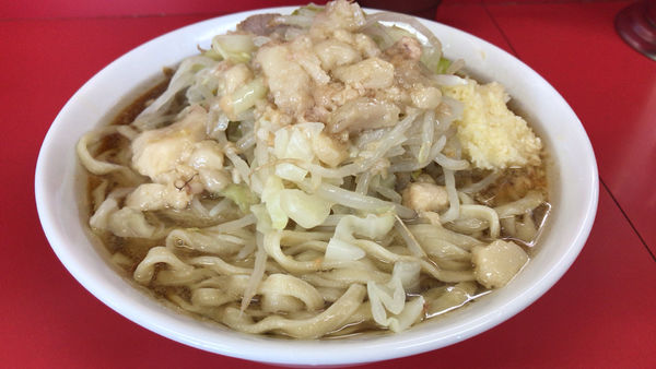 「小ラーメン 麺少なめ 約250g ￥800」@ラーメン二郎 茨城守谷店の写真