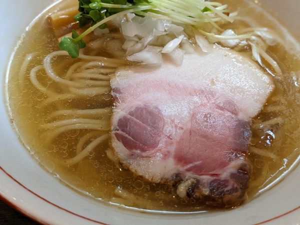 「さんまの冷やし塩らーめん」@自家製麺 麺や なかよしの写真