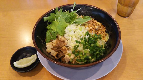 「まぜそば極み鶏」@横浜家系ラーメン 清六家 総本山の写真