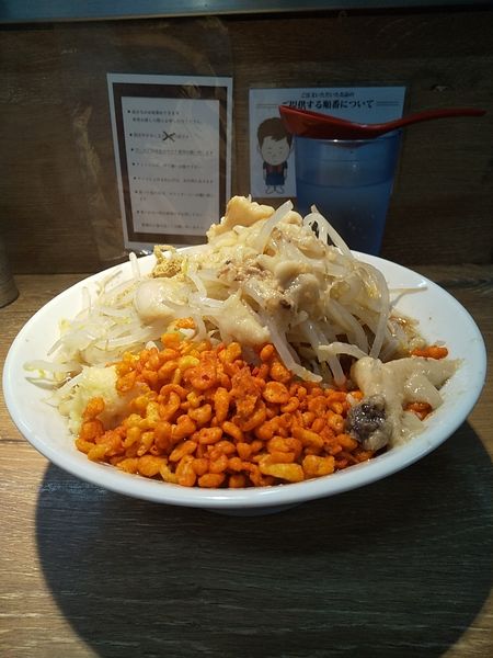 「デフォ250肉一枚」@麺屋 浜一の写真