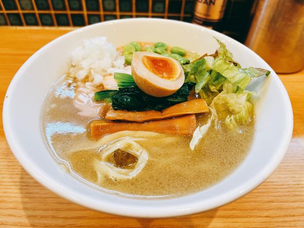 「もつけの冷たい塩中華そば」@ほっこり中華そば もつけの写真