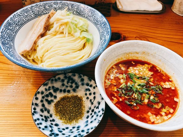 「つけそば 冷たいスープver 担々変更」@麺処 いし川の写真