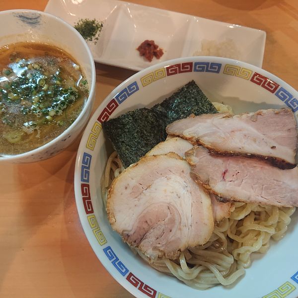 「【18周年記念】佐助豚のチャーシューつけめん５枚1500円他」@魂麺の写真