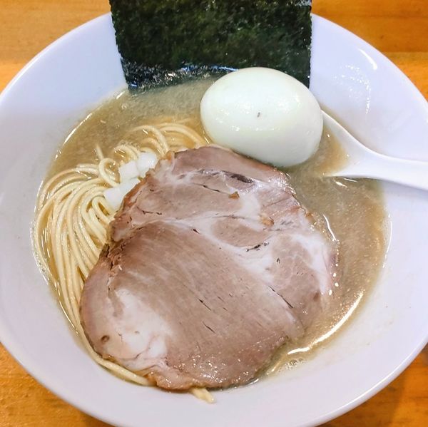 「白正油」@煮干中華ソバ イチカワの写真