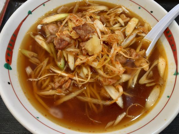 「辛口肉らーめん醤油」@福よし さいたま新都心店の写真