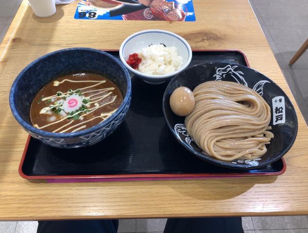 「濃厚カレーつけ麺追い飯セット」@松戸富田麺桜の写真