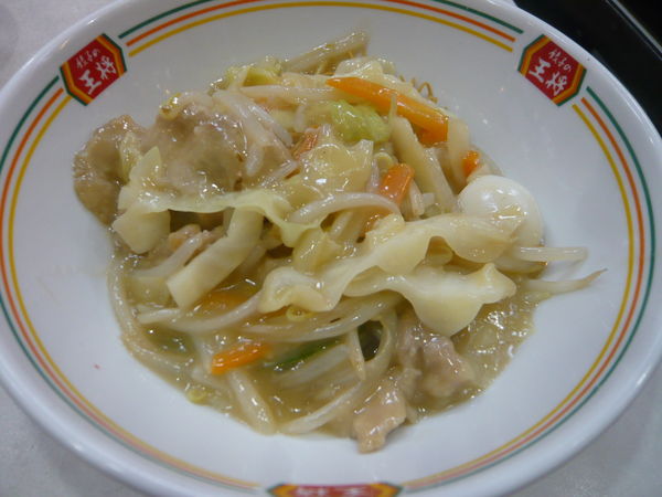 「揚げそば（ジャストサイズ）」@餃子の王将 新橋駅前店の写真