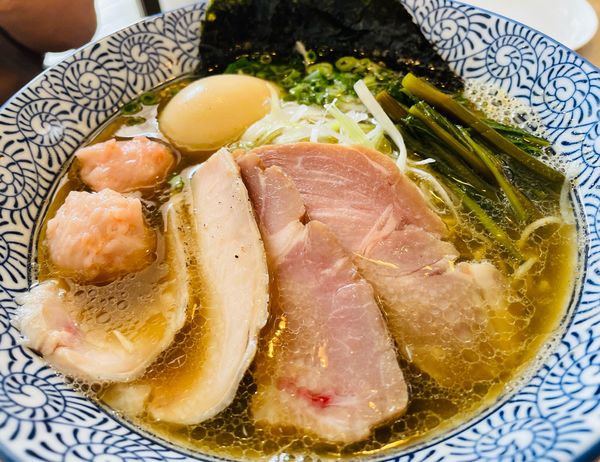 「特製 伊勢海老出汁中華蕎麦 塩 1,200円」@麺屋いとうの写真