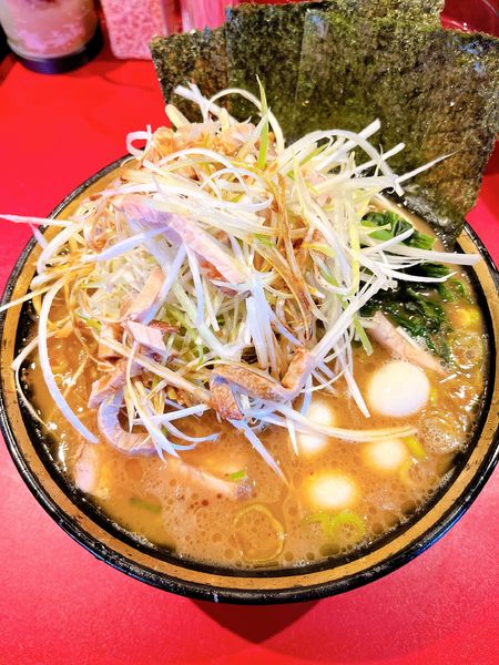 「ネギチャーシューメン中盛り」@厚木家の写真