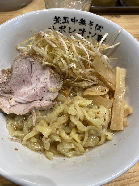 「リッチ釜玉並790」@釜玉中華そば ナポレオン軒の写真