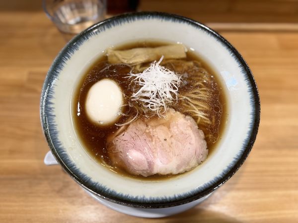 「中華そば(醬油)味玉入り920円」@中華そば 一清の写真