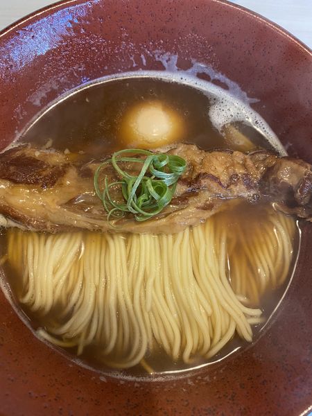 「生姜の豚そば+味玉 800+100」@タナカ ロボの写真