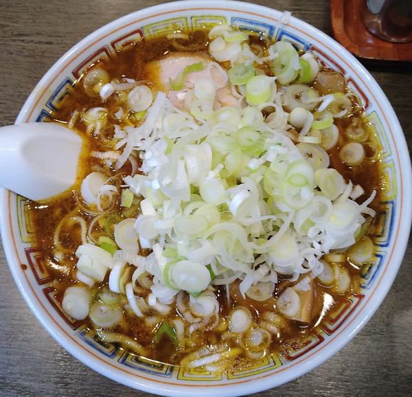 「カレー中華+ネギ」@丸中華そばの写真