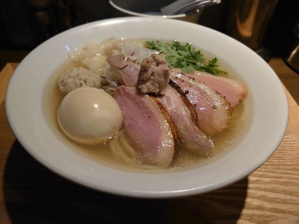 「特製鴨出汁中華蕎麦(塩)」@鴨出汁中華蕎麦 麺屋yoshikiの写真