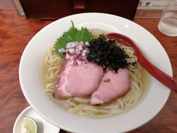 「【限定】煮干し冷やしそば　塩　900円」@三馬路 東京店の写真