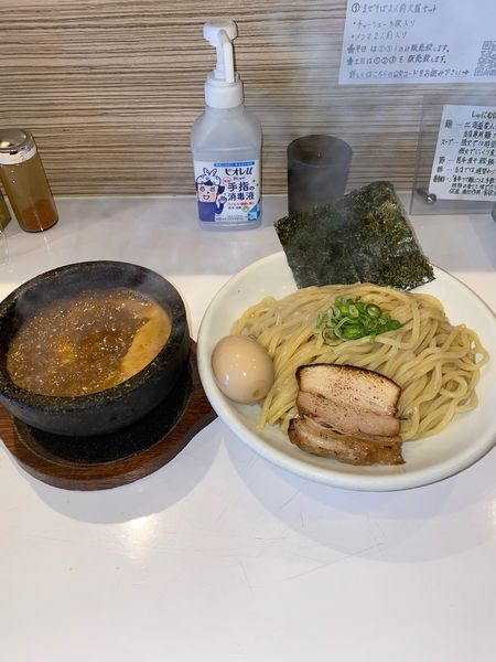 「辛刺激つけ麺味玉大盛3辛¥1,000円」@ぶっと麺 しゃにむにの写真