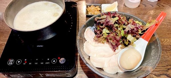 「濃厚鶏白湯つけ麺(塩)(1100円)」@麺屋 時茂 西川口店の写真