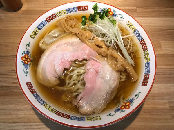 「大盛ダシにぼしそば　800円」@煮干中華 余韻の写真