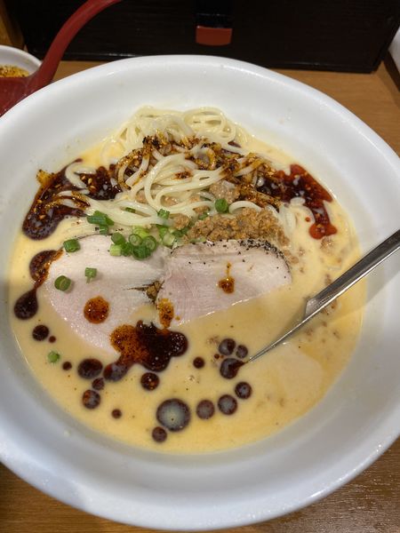 「限定 冷やし豆乳味噌らーめん1000」@らーめん蓮 三軒茶屋店の写真