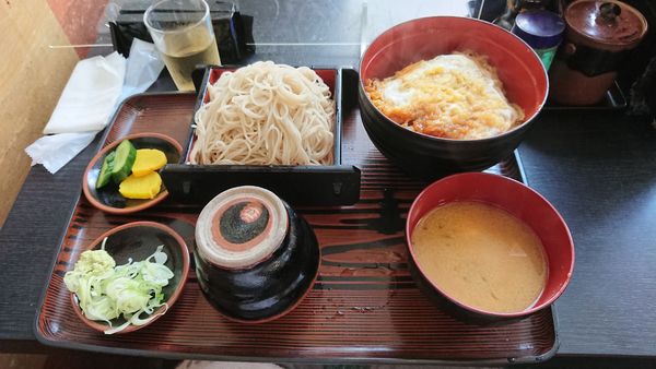 「たぬき丼セット」@あつぎ長寿庵の写真