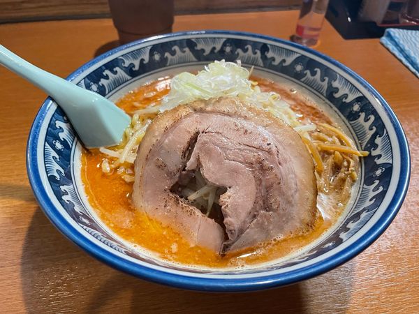 「海老味噌らーめん + 大盛」@麺や 樽座 小宮店の写真