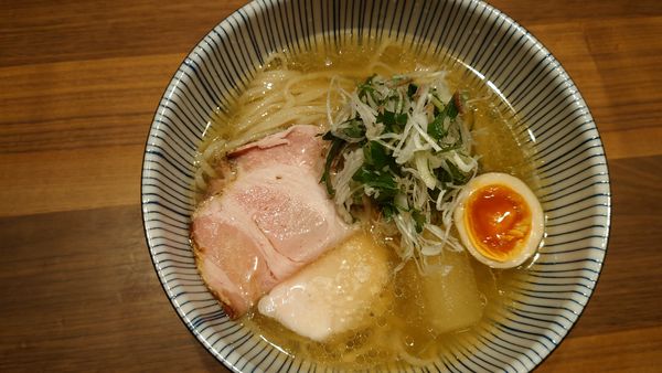 「冷やし煮干しぶっかけ¥1000」@自家製手もみ麺 鈴ノ木の写真
