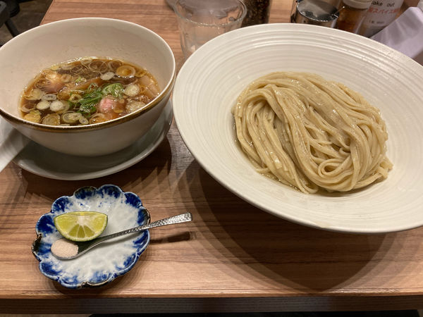 「醤油つけ麺中盛」@麺処 ほん田 秋葉原本店の写真