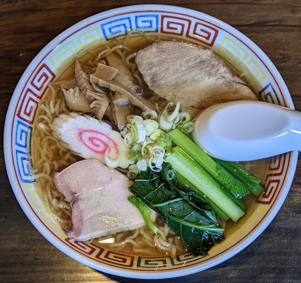 「らーめん 850円」@ぼけぼうしの写真