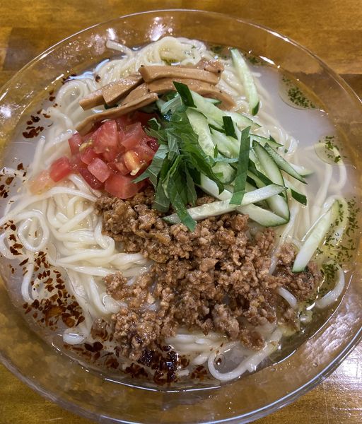 「【限定】塩の冷やし麺　９００円」@麺屋 ぬまたの写真