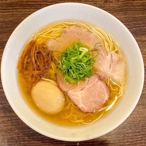 「塩ラーメン ¥680 味玉 ¥100」@かしわぎの写真