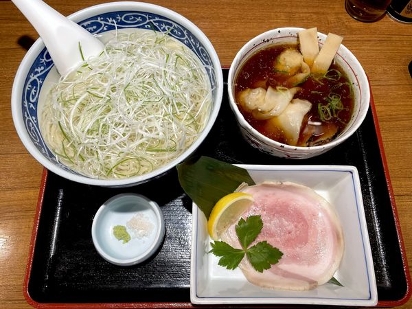 「【限定①】特製つけそば 1280」@寿製麺よしかわ 川越店の写真