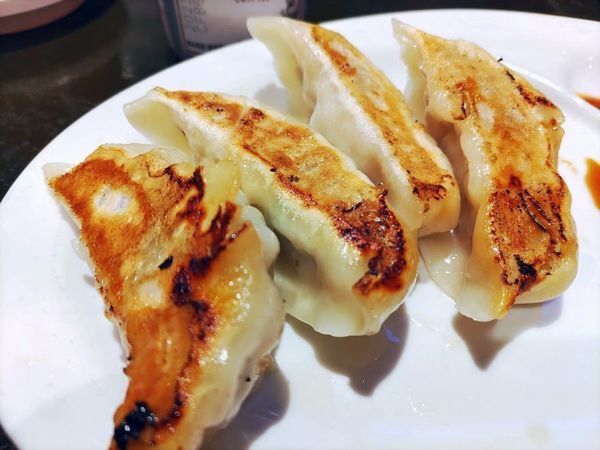 「焼き餃子」@麺酒場 丸勝の写真