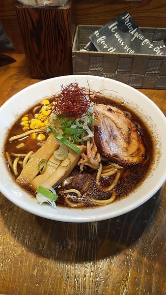「黒味噌らーめん」@麺屋たつみ 喜心 狭山店の写真