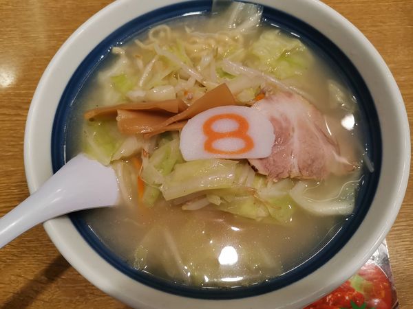 「野菜らーめん」@8番らーめん 金沢駅店の写真