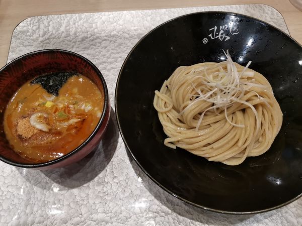 「白海老つけ麺」@つけめん桜 富山MAROOT店の写真