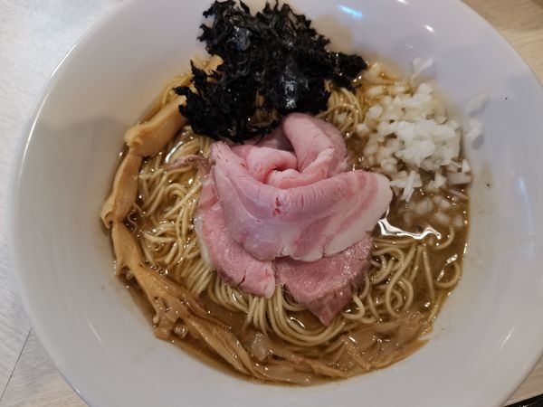 「濃厚煮干そば」@中華そば つぼみの写真