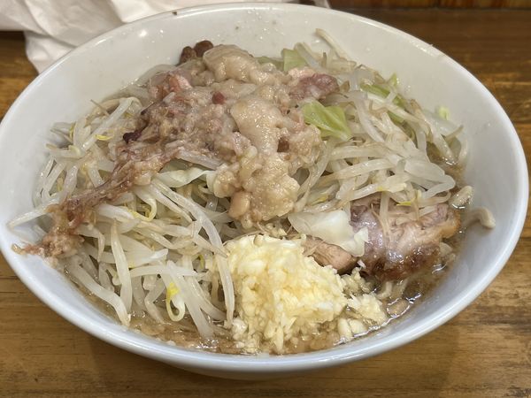 「小ラーメン（ニンニク、アブラ）」@ラーメン二郎 前橋千代田町店の写真