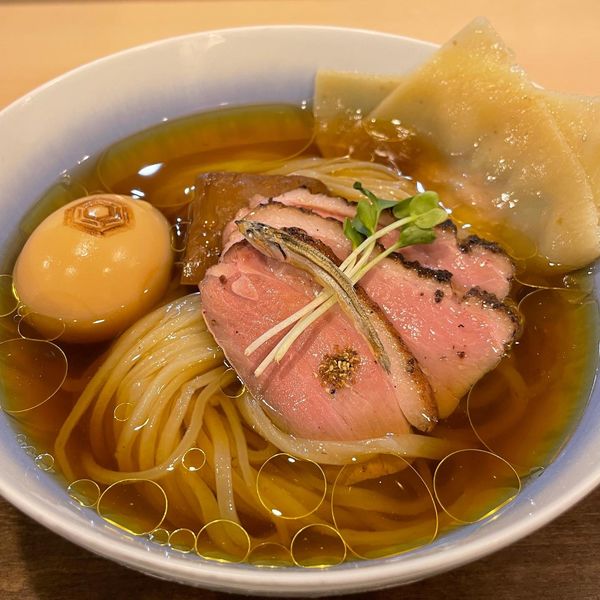 「ひやあつのおだしそば」@手打麺祭 かめ囲の写真