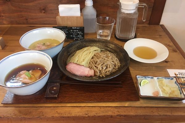「Feelつけ麺（塩＋醤油）」@Ramen FeeLの写真
