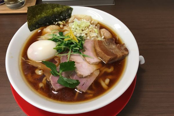 「特製わんたん麺」@中華そば 麦笑 本所吾妻橋店の写真